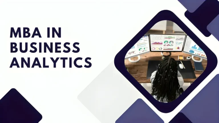MBA in business analytics