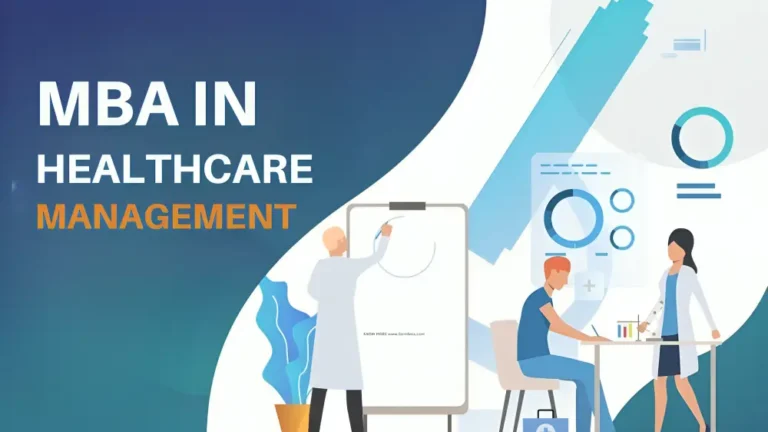 MBA in healthcare management