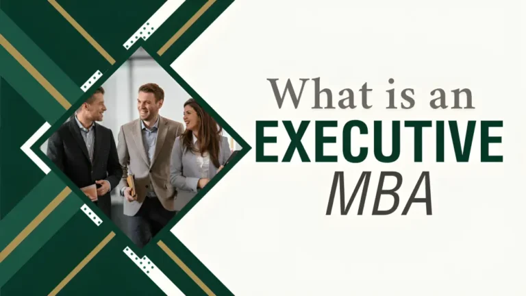 What is an executive MBA