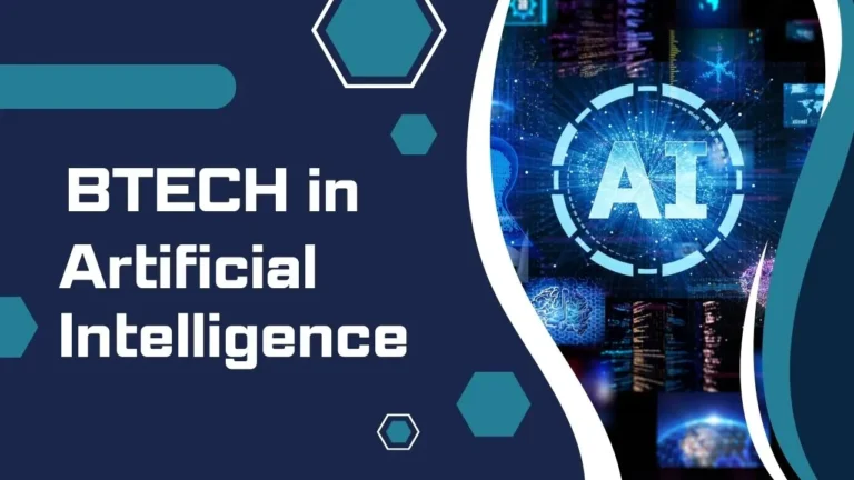 btech in artificial intelligence