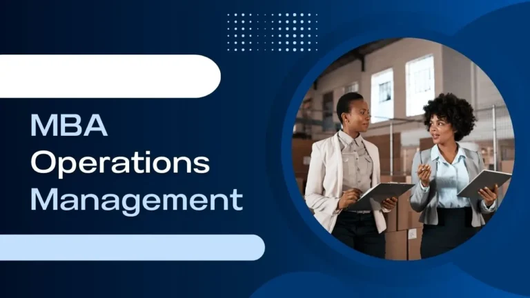 mba operations management