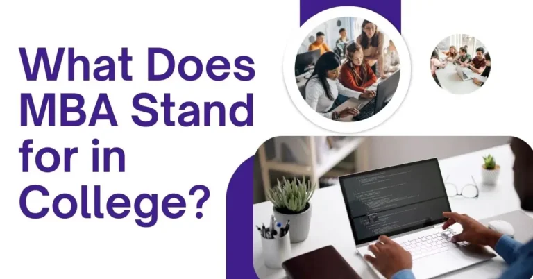 what does MBA stand for in college